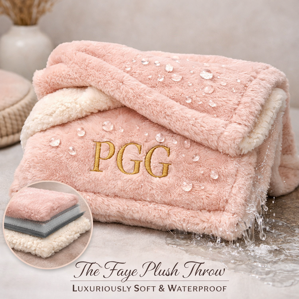 PGG Collection- The Faye Plush Waterproof Throw