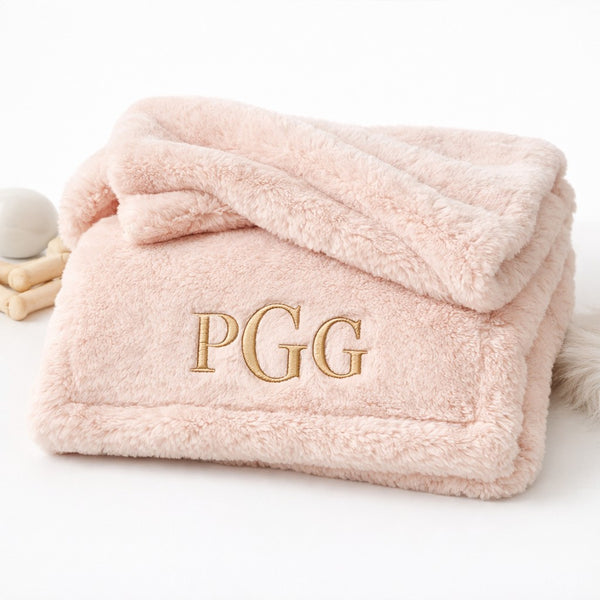 PGG Collection- The Faye Plush Throw (mink soft, feminine, cozy)