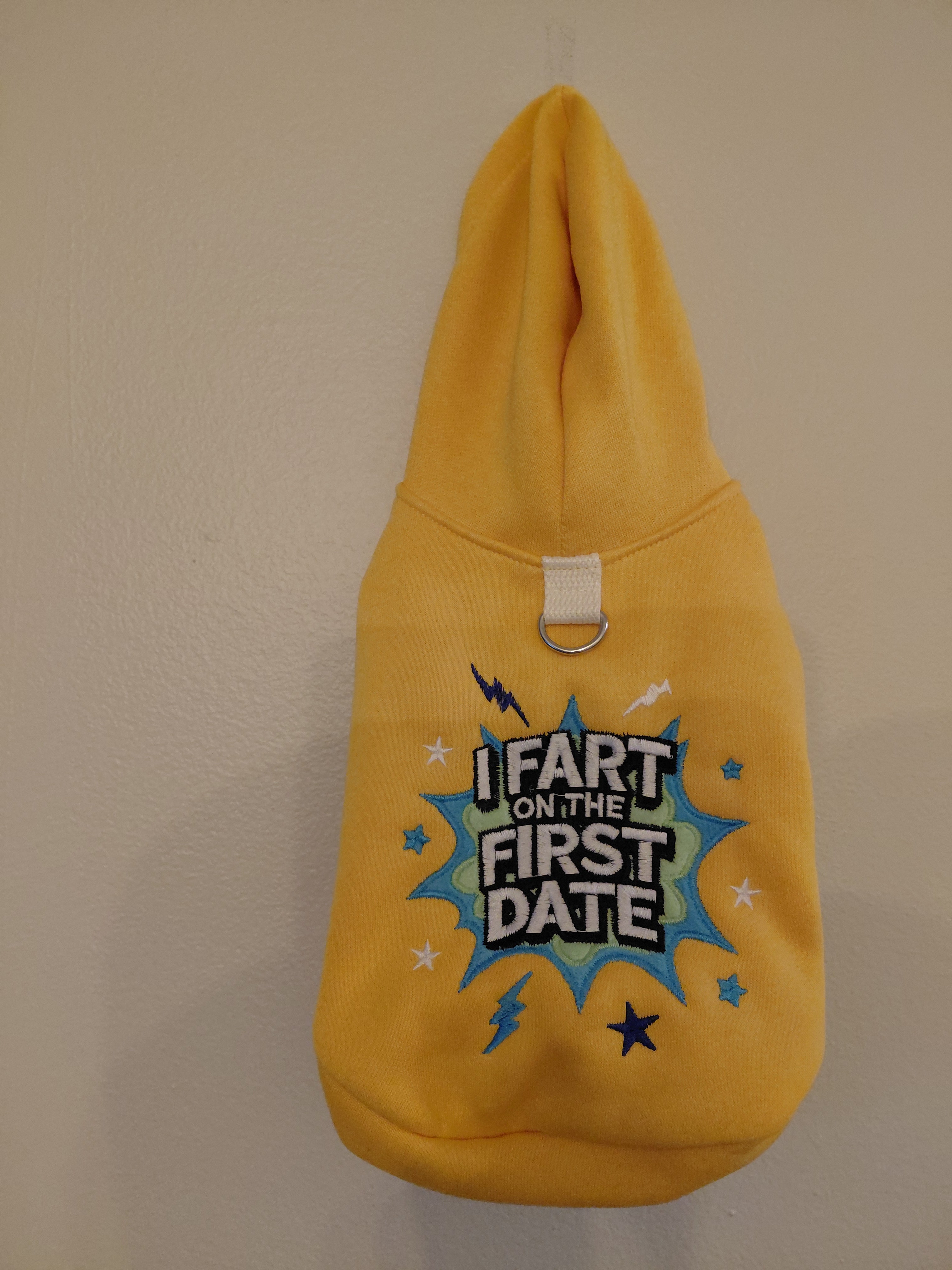 Yellow Hoodie-Boutique Designer‑Inspired Pet Apparel